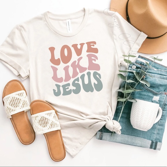 Tops - Handmade Love Like Jesus Tee